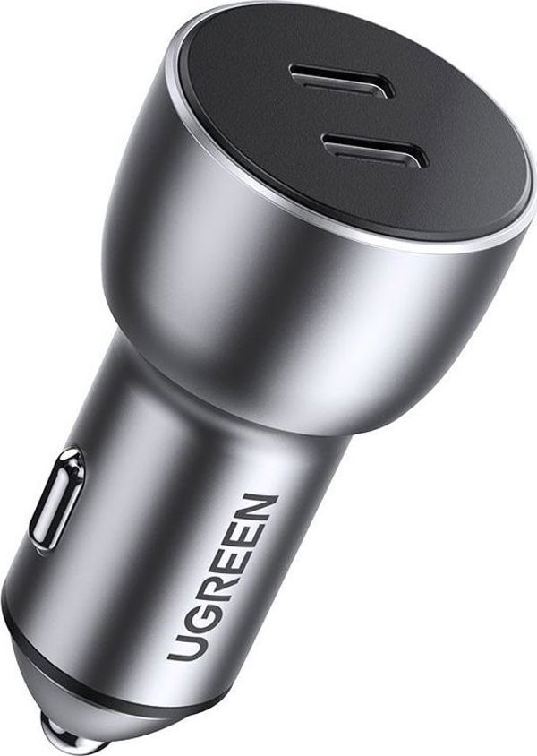 Φορτιστής Ugreen CD213 2x USB-C 40W, Fast Charger, Γκρι