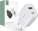 Φορτιστής Τοίχου Tech-Protect C30W, 1x USB-A (QC3.0) & 1x USB-C (PD20W), 3A, Λευκός