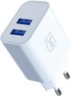 Φορτιστής 3mk FlowPower 10W 2.4A, Λευκός - Φορτιστής Τοίχου USB