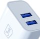 Φορτιστής 3mk FlowPower 10W 2.4A, Λευκός - Φορτιστής Τοίχου USB
