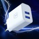 Φορτιστής 3mk FlowPower 10W 2.4A, Λευκός - Φορτιστής Τοίχου USB