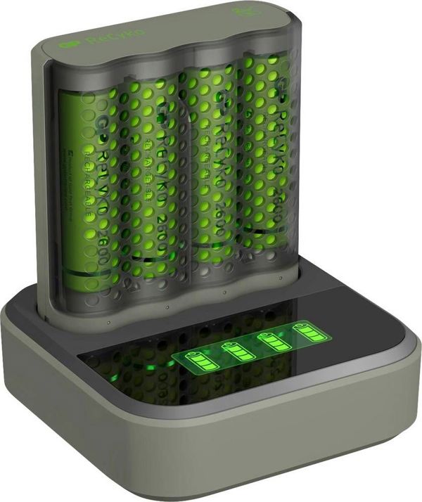 Φορτιστής Μπαταριών GP ReCyko B451 + D451 USB, Ταχυφορτιστής για Μπαταρίες AA και AAA (130M451CD270AAC4)