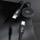 Dudao A12MaxC Φορτιστής 2 σε 1, 60W PD για Apple Watch & USB-C, Μαύρο