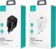 Usams T36 Mini Φορτιστής Τοίχου 20W USB-C PD 3.0 με Καλώδιο USB-C σε Lightning - Λευκό