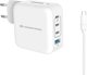 Conceptronic Φορτιστής 4 θυρών 100W, 3xUSB-C, 1xUSB-A 1.5m ws