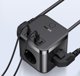 Baseus PowerCombo Cube Πολύπριζο 3AC+2U+2C 30W με Καλώδιο 1.5m EU - Μαύρο