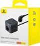 Baseus PowerCombo Cube Πολύπριζο 3AC+2U+2C 30W με Καλώδιο 1.5m EU - Μαύρο