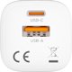 Unitek Φορτιστής Τοίχου 33W, 1x USB-A & 1x USB-C, QC 3.0, Λευκός