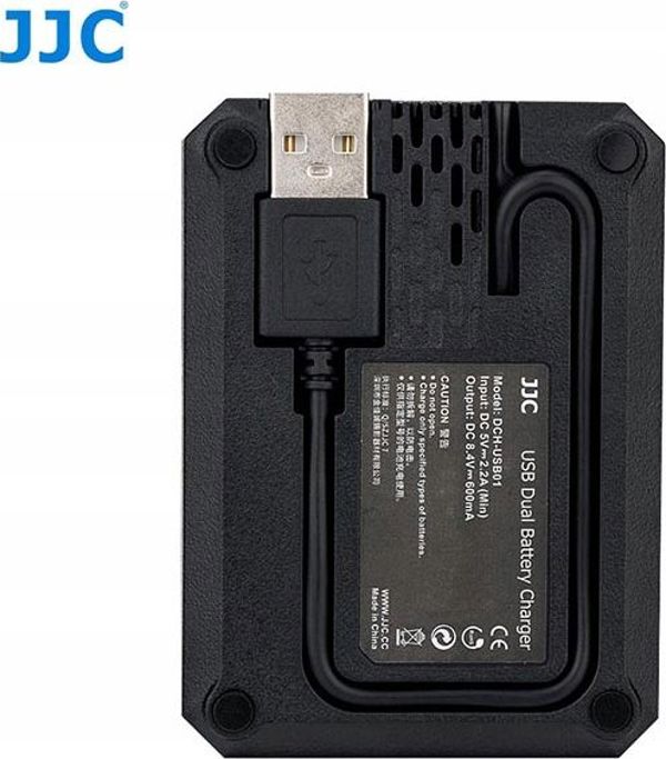 JJC Διπλός Φορτιστής Μπαταριών για Canon LP-E17 - USB, Με Ένδειξη LED