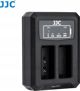 JJC Διπλός Φορτιστής Μπαταριών για Canon LP-E17 - USB, Με Ένδειξη LED
