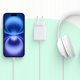 Φορτιστής Τοίχου Green Cell PowerSource Duo30, 30W, USB-C & USB-A, Power Delivery, QC3.0, Λευκός