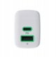 Φορτιστής Τοίχου Green Cell PowerSource Duo30, 30W, USB-C & USB-A, Power Delivery, QC3.0, Λευκός