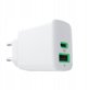 Φορτιστής Τοίχου Green Cell PowerSource Duo30, 30W, USB-C & USB-A, Power Delivery, QC3.0, Λευκός