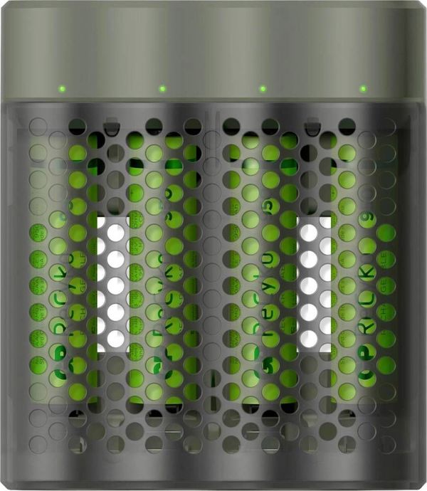 Φορτιστής Μπαταριών GP ReCyko M451 USB, Ταχείας Φόρτισης για 2 ή 4 Μπαταρίες AA/AAA με Ενδείξεις LED