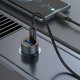 Φορτιστής αυτοκινήτου Hoco USB A + USB C QC3.0 PD 30W + καλώδιο USB C σε USB C Z57A μαύρος