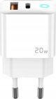 Ladowarka Jellico JELLICO ladowarka sieciowa EU11 PD 20W 1xUSB-C + 1xUSB QC3.0 Biay
