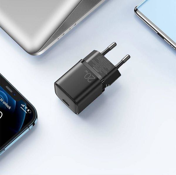 Joyroom Φορτιστής L-P202 USB-C 20W Power Delivery για iPhone - Λευκός