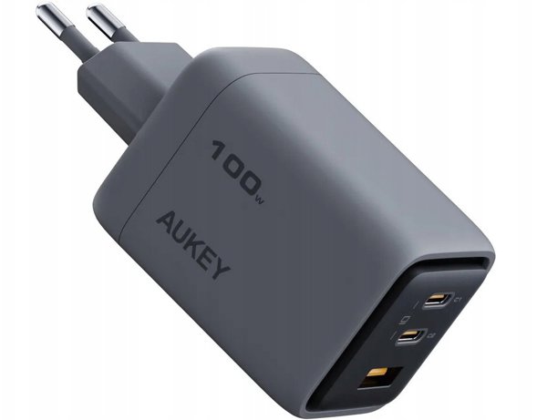 Aukey PA-C5 Φορτιστής Τοίχου 100W, Γκρι, 689323788217