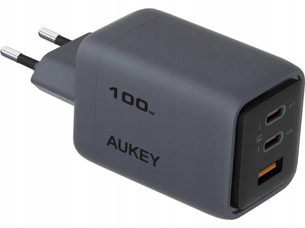 Aukey PA-C5 Φορτιστής Τοίχου 100W, Γκρι, 689323788217