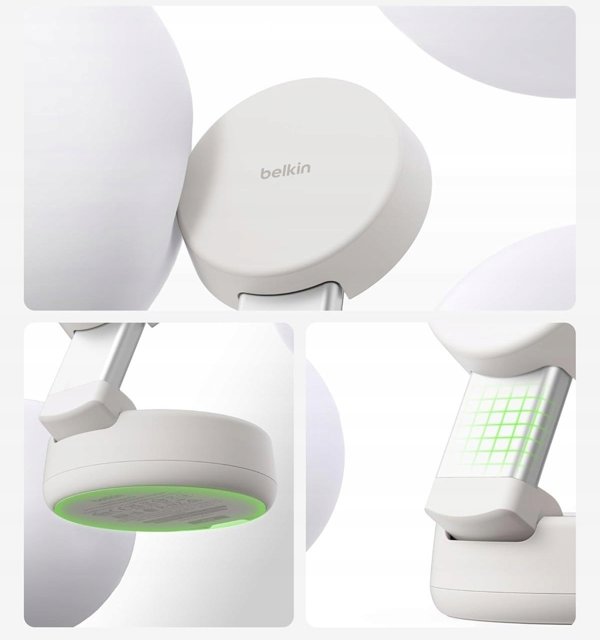 Belkin Φορτιστής UltraCharge 25W Qi2, Ασύρματη Βάση Φόρτισης, Λευκό