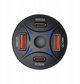 Ladowarka samochodowa Wozinsky WLS-04 60W 2xUSB-C 2xUSB-A czarna