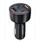 Ladowarka samochodowa Wozinsky WLS-04 60W 2xUSB-C 2xUSB-A czarna