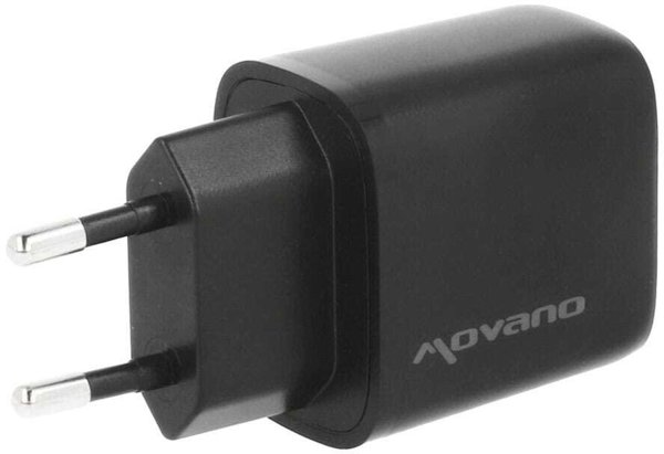 Ładowarka Movano GaN 30W USB-C PD + USB-A (black)