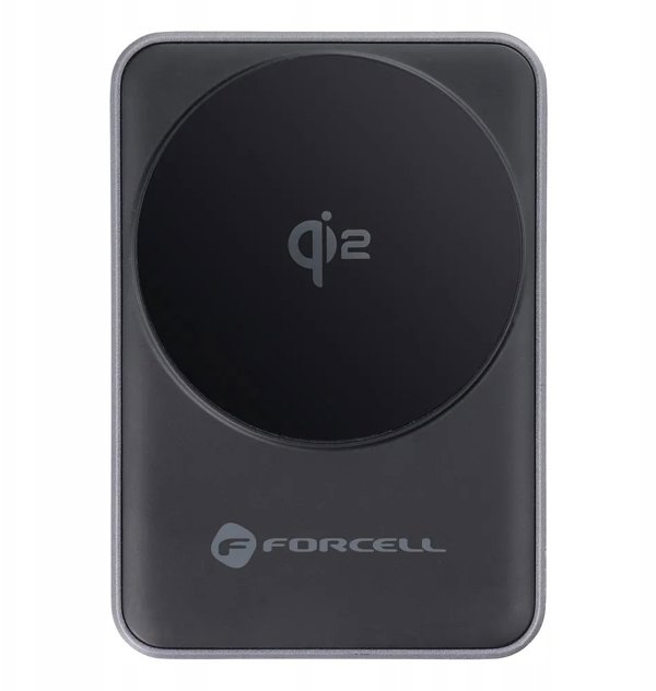 Ασύρματος Φορτιστής Forcell F-Energy 3σε1 Flex Pro Qi2 συμβατός με MagSafe (F-05) ασημί