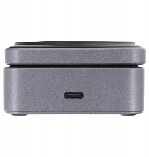 Ασύρματος Φορτιστής Forcell F-Energy 3σε1 Flex Pro Qi2 συμβατός με MagSafe (F-05) ασημί