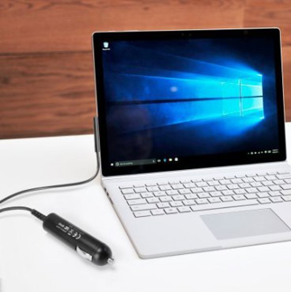 CoreParts Προσαρμογέας Αυτοκινήτου για Microsoft Surface Pro 6, MBXMS-DC0003, Μαύρος