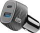 Cellular Line Φορτιστής Αυτοκινήτου Multipower Ultra 30W USB-C, Μαύρος