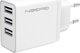 Φορτιστής Τοίχου GoGEN ACH301W, 3x USB, 15,5W, 3,1A, Λευκός