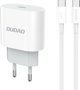 Dudao Φορτιστής Τοίχου A14EUC PD 20W USB-C με Καλώδιο Λευκός