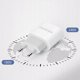 Dudao Φορτιστής Τοίχου A14EUC PD 20W USB-C με Καλώδιο Λευκός