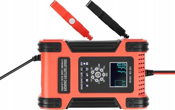 Ladowarka AZO Digital Ladowarka sieciowa do akumulatorow BC-12 12A (230V/12V) 6A (230V/24V) AGM / LiFePO4 / GEL