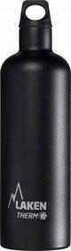 Laken Θερμός Thermo Futura 0,75 L, Ανοξείδωτο Μπουκάλι, Μαύρο