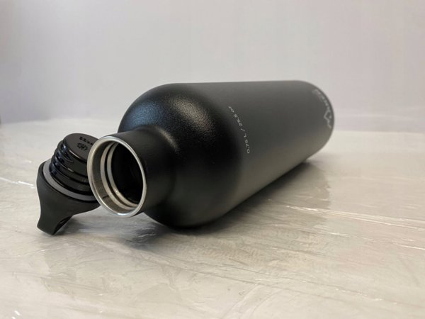 Laken Θερμός Thermo Futura 0,75 L, Ανοξείδωτο Μπουκάλι, Μαύρο