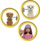 Κούκλα Barbie MATTEL MATTEL Barbie Puppy Pajama Party Doll