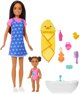 Κούκλα Barbie Skipper Νταντά με Μπανιέρα και Μωρό, Σετ Παιχνιδιού JJB43/JKC16