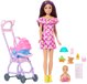 LALKA BARBIE SKIPPER OPIEKUNKA Z WOZKIEM I BOBASEM zestaw do zabawy JJB42/JKC16