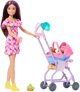 LALKA BARBIE SKIPPER OPIEKUNKA Z WOZKIEM I BOBASEM zestaw do zabawy JJB42/JKC16