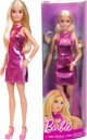 Mattel BRB Fashion Κούκλα Blond Με Μεταλλικό Ροζ Φόρεμα HYT88