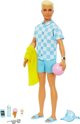 Κούκλα Barbie Barbie Ken στην παραλία Κούκλα + αξεσουάρ (HPL74)