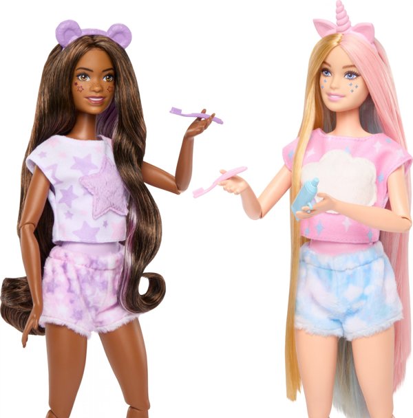 Κούκλα Barbie Mattel Cutie Reveal Σετ πάρτι πιτζάμες HRY15 13182829 194735188574