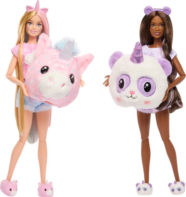 Κούκλα Barbie Mattel Cutie Reveal Σετ πάρτι πιτζάμες HRY15 13182829 194735188574