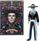 Mattel Barbie Ken Dia De Muertos Κούκλα Συλλεκτική HRM73