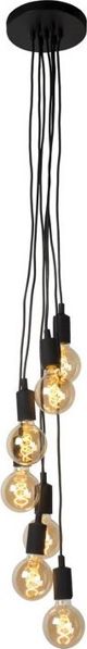 Lampa wiszaca Lucide Arlekin fix czarna