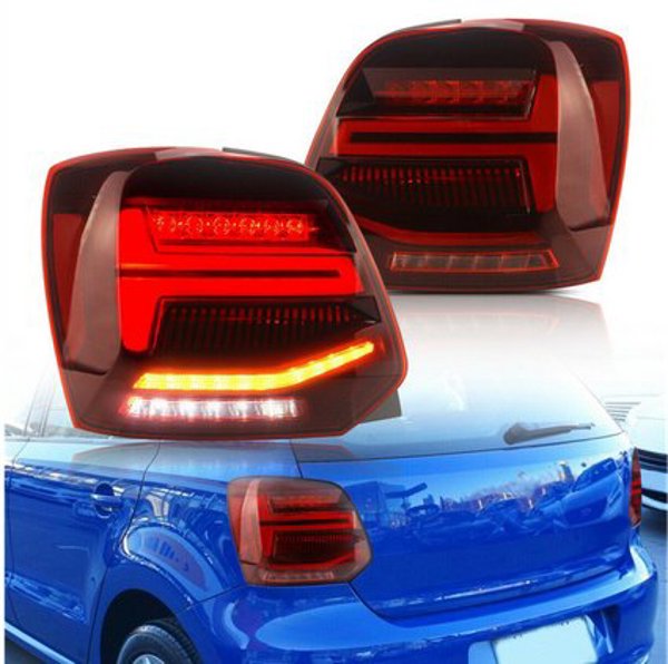 Lampy Volkswagen POLO V Tyl Dynamic LED Red