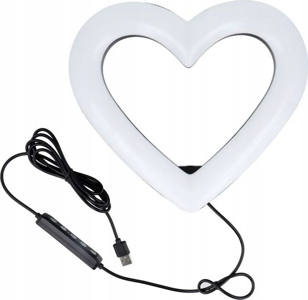 OEM LED δαχτυλίδι φωτισμού Ring / Heart Stream RGB 10 ιντσών με βάση και θήκη τηλεφώνου JM26-10