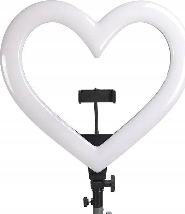 OEM LED δαχτυλίδι φωτισμού Ring / Heart Stream RGB 10 ιντσών με βάση και θήκη τηλεφώνου JM26-10